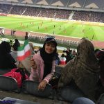 تصویر ، «نفیسه روشن» در ورزشگاه آزادی